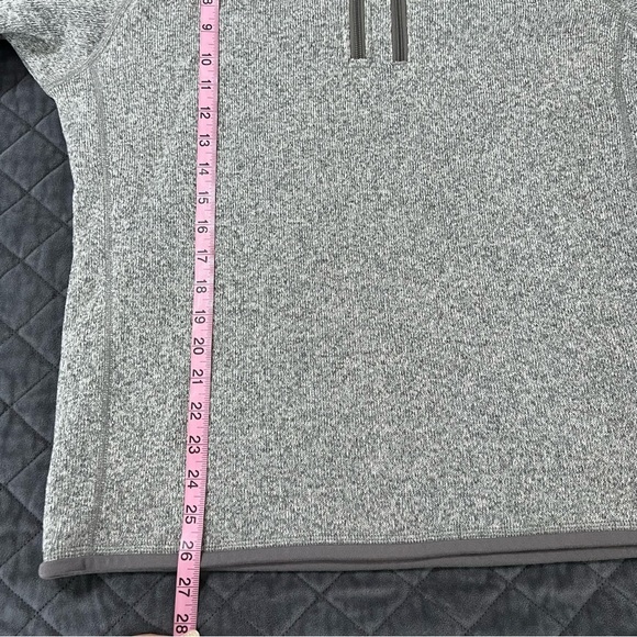 Patagonia Better Sweater Men’s Medium Fleece Grey 1/4 Zip Jacket Company Logo - Picture 7 of 9